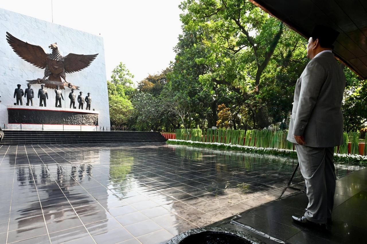 Presiden Prabowo Pimpin Upacara Peringatan Hari Kesaktian Pancasila